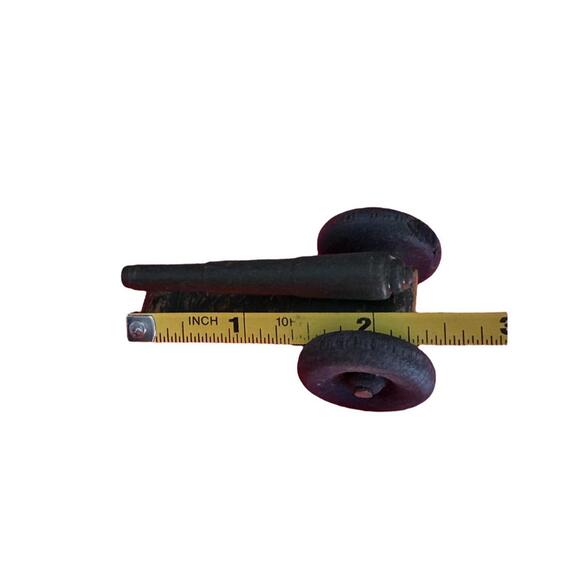 Vintage Wood Toy Field Military Artillery Cannon Collectible - Picture 7 of 7